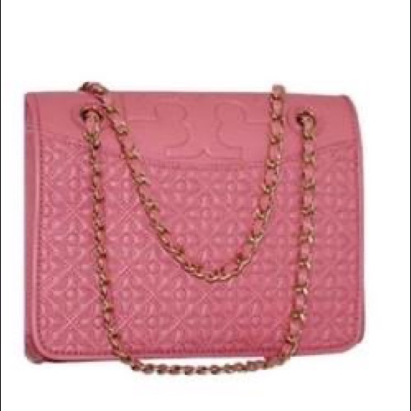Tory Burch Pink Cosmo Bag - Picture 4 of 5